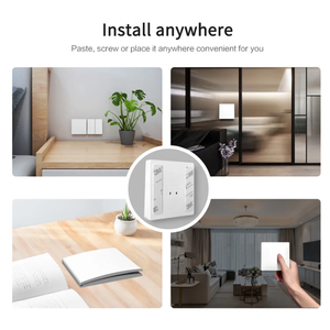 Newest Self <b>Powered</b> Wireless Switch Push Button Receive on Off Relay Rf <b>Wall</b> <b>Light</b> Switch No <b>Battery</b> No Wiring Led Lamp Switch - Product Image 6