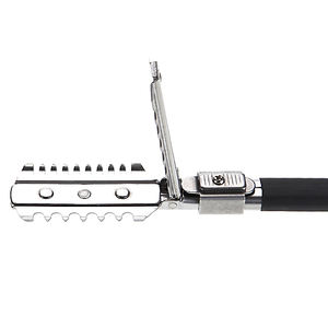 1 adet Paslanmaz Çelik Saç Şekillendirici Bıçak Tutucu Bıçak Olmadan Kuaförlük Kesme Tıraş Salon Berber Temizleme Aracı Hiçbir Jilet - Product Image 2