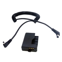 Kabel DC 7.2 v-8.4 V 5.5*2.5mm baru dengan Coupler DR-E10 LP-E10 untuk kamera Canon EOS 1100D 1200D 1300D X50 Rebel T3 T5 T6