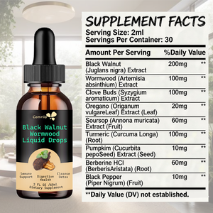 OEM/Marca Privada Tintura de Artemisia y Nogal Negro, Suplemento Líquido en Gotas para Apoyo a la Salud Intestinal en Adultos - Product Image 2