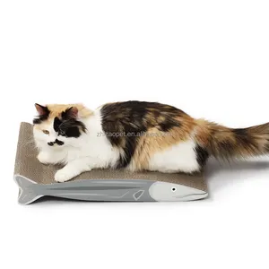 Mobilya kapalı balık şekli kedi scratcher karton korumak