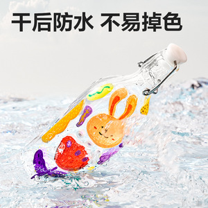 Deli Acrylic Markers HM123 12 Colors Waterproof Art Drawing Pens For Students - Product Image 4