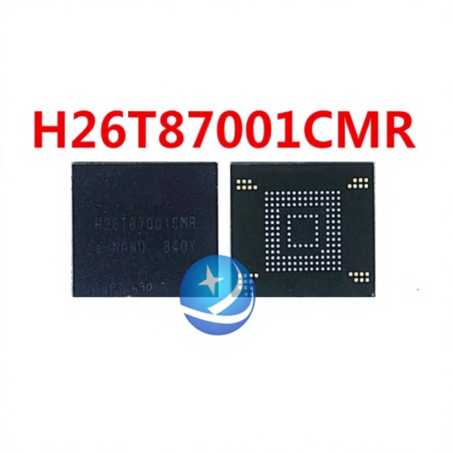 YYT H26M78208CMR H26T87001CMR H26M74002EMR H26M78103CCR H26M74002HMR H26M78208CMR EMMC Chipset 1.5-5V SMD 0.5W Used