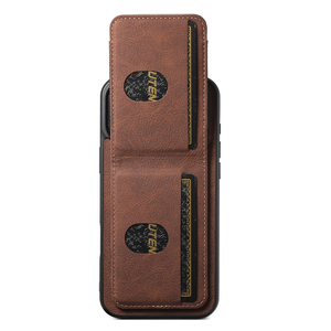 เคสโทรศัพท์ SUTENI สำหรับ <span class=keywords><strong>iPhone</strong></span> 18 Pro Max พร้อมสายรัดยางยืด ช่องใส่บัตร ที่ตั้งโทรศัพท์ ผิวสัมผัสนุ่มหรูหรา หนังเทียม รุ่น 17 16 Plus 15 14 13 <span class=keywords><strong>12</strong></span> - Product Image 5