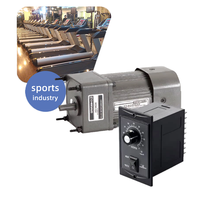 Moteur à engrenages micro AC monophasé 60W, réglable, à faible bruit, avec contrôle de vitesse, moteur à induction AC avec boîte de vitesses pour l'automatisation de l'emballage