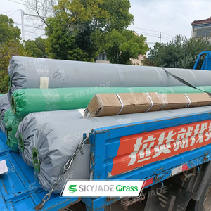 12mm lĩnh vực thể thao ngoài trời tổng hợp cỏ Thảm <span class=keywords><strong>Turf</strong></span> cho quần Vợt Bóng Rổ Bóng chuyền Bóng Đá-skyjade tebwn-xie PE chất liệu - Product Image 5