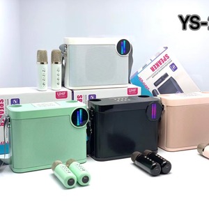 เครื่อ<span class=keywords><strong>ง</strong></span><span class=keywords><strong>คาราโอเกะ</strong></span>ลําโพ<span class=keywords><strong>ง</strong></span>ไร้สายแบบพกพาระบบที่เข้ากันได้กับไมโครโฟนไร้สาย 2 ไมโครโฟน<span class=keywords><strong>ชุด</strong></span> KTV <span class=keywords><strong>ใน</strong></span><span class=keywords><strong>บ้าน</strong></span>สําหรับงานปาร์ตี้ - Product Image 4