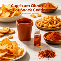 Additif alimentaire : Oléorésine de capsicum à double usage (colorant et assaisonnement) pour la production de condiments et de snacks