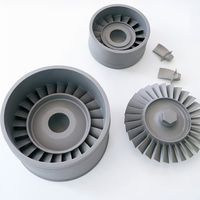 Layanan Pemesinan CNC Bilah Turbin / Roda Turbin Gas Inconel 601 / 600 / 625 / 718 / X750 untuk Model Pesawat Terbang