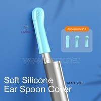 LANNX uENT V6B nouvel Otoscope visuel intelligent wifi avec lentille de 5.0MM outil de nettoyage de cérumen ensemble d'otoscope visuel sans fil