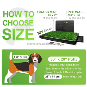 AromaNano Lot de 2 Tapis d'Entraînement pour Chiens en Plastique, Écologiques, Blancs, Grand Format 51x76x20cm, de Haute Qualité, pour Chiots Modernes - Product Image 6