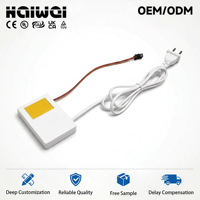 Interrupteur à capteur tactile pour miroir de salle de bain LED AC110-220V Alimentation intégrée 12V DC 1A/12W Monochrome/Tricolore OEM/ODM
