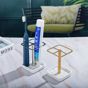 Organisateur de salle de bain en acier inoxydable 304 étanche, support pour dentifrice et porte-outils dentaires - Product Image 3
