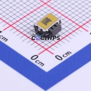 TS-1114S-26 Tactile Switch SMD Switch Single Pole Single Throw Rectangle Button 2.6N Horizontal Mount - Product Image 1