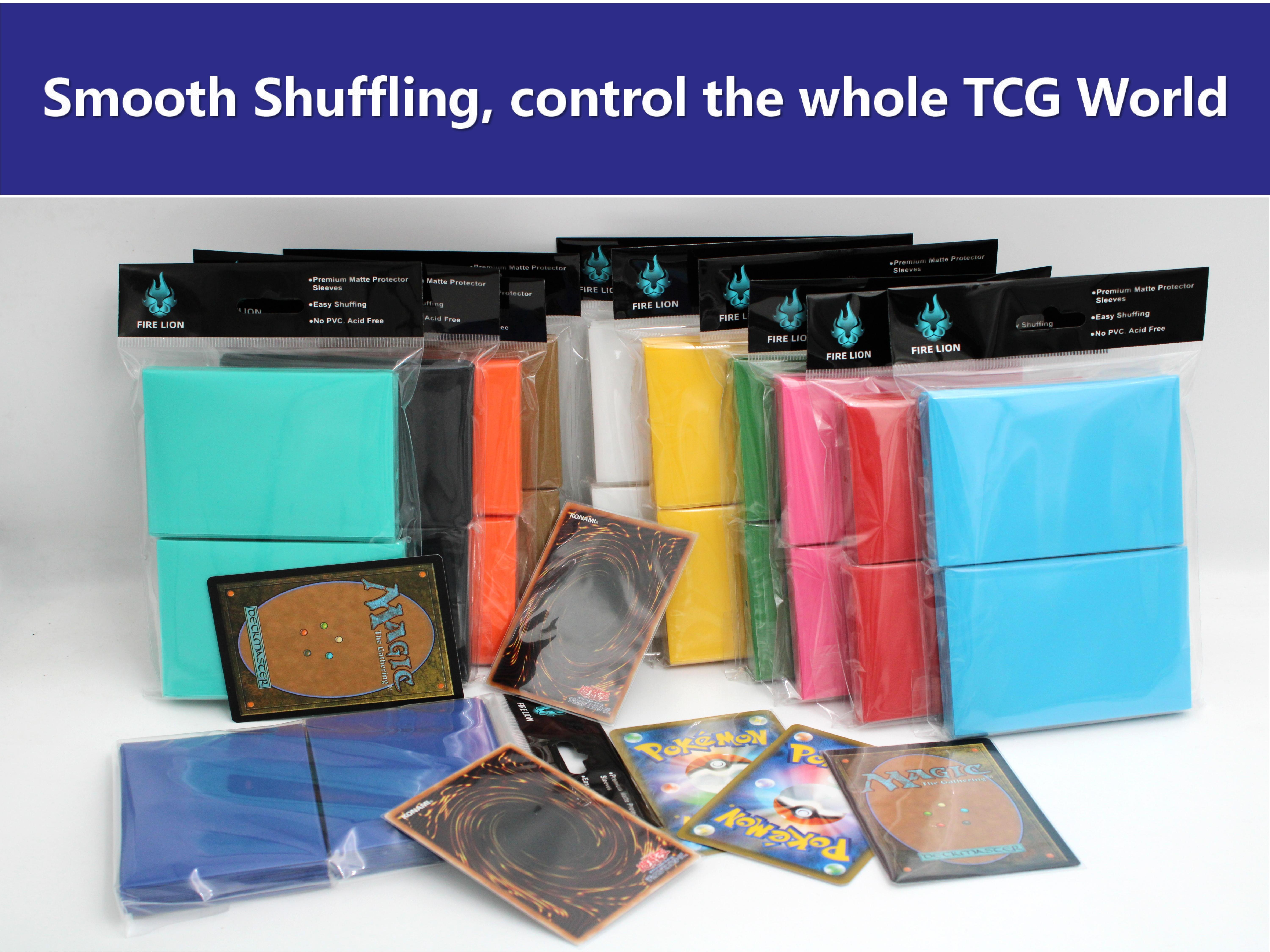 Matte TCG Custom Card Sleeves - Durable PP Deck Protector for MTG & Trading  Card Games, Heat Sealed for Quality Protection