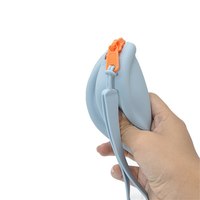 Pas cher Silicone Porte-Monnaie Porte-clés Sac Porte-clés Ornement Simple Câble De Données Sac D'organization Portefeuille Mini Casque Sac Boîte De Rangement