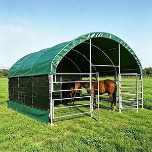 Bâche de protection <span class=keywords><strong>pour</strong></span> bétail résistante aux UV et imperméable, auvent en PVC <span class=keywords><strong>pour</strong></span> abris d'animaux - Product Image 1