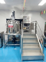 Mélangeur de liquides puissant avec moteur Siemens 1000L 2000L 3000L pour conditionneurs, émulsions, broyage, haute productivité, réservoir de mélange cosmétique