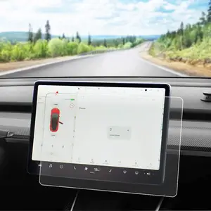 Matte Gehard Glas Screen Protector Anti Glare Fingerprint 15 "Center Controle Touchscreen Auto Navigatie Touch Voor Tesla 3 Y