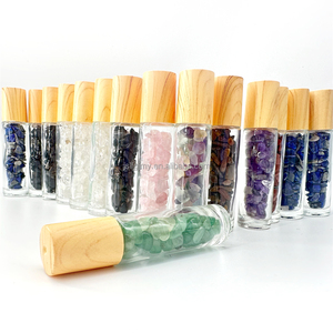Vente en gros de flacons en verre pour huiles essentielles de 10 ml, flacons à bille en cristal, flacons à parfum - Product Image 4