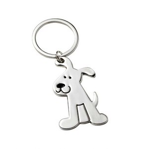 Porte-clés en métal pour chien, design brillant de dessin animé, accessoire cadeau pour les amoureux des animaux - Product Image 1