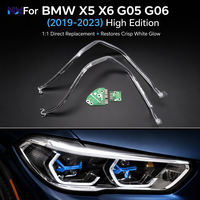 Bandeau lumineux DRL Angel Eye pour BMW X5 X6 G05 G06, guide de lumière pour feux de jour EU haute performance