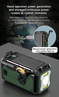 Tragbare Multifunktions-Solar-LED-Taschenlampe 10000mAh Notfall-WB