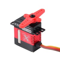 Servo KST X12-508 V8.0 HV Micro sin Núcleo, 6.2kg.cm, Engranajes Totalmente Metálicos, Doble Rodamiento, Plato Oscilante, para Modelos a Escala Civil