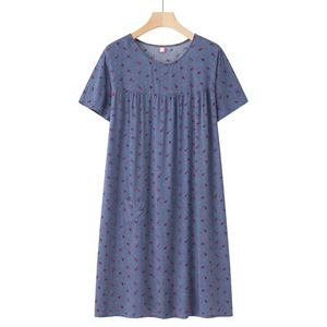 Robes pour femmes <span class=keywords><strong>Chemise</strong></span> <span class=keywords><strong>de</strong></span> <span class=keywords><strong>nuit</strong></span> à manches courtes - Product Image 2