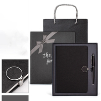 IStapromo Regalos Cuaderno personalizado Juego de regalo Cuaderno de tapa dura de cuero Pu de lujo Logotipo personalizado estacionario con bolígrafo