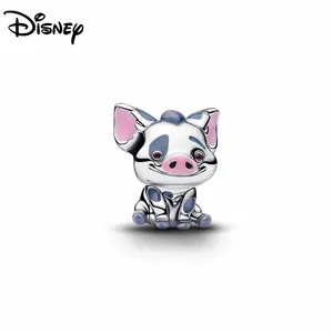 Ciondoli <span class=keywords><strong>Disney</strong></span> Topolino in Argento 925 con Zirconi, Adatti per Collane e Bracciali, Regali Fai-da-Te per Feste di Compleanno, per Donne - Product Image 4