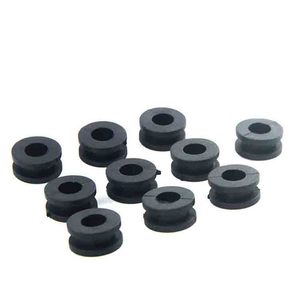 Buje de goma para amortiguador trasero, 10 Uds., negro, para motocicleta eléctrica, piezas de repuesto de tipo hidráulico - Product Image 1