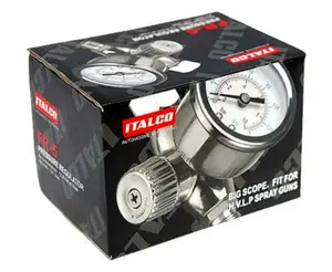Auarita Italco Premium Air Pressure Regulator with Manometer Gauge FR-5 Spray Gun <strong>Pneumatic</strong> <strong>Tools</strong> - Product Image 1