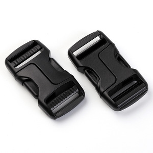 <b>Plastic</b> <b>Sliding</b> Buckle 25mm Black Durable For Bags Backpacks Waist Bags Adjustable Buckles - Product Image 3