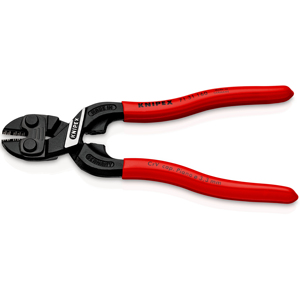 KNIPEX 71 31 160 CoBolt S Alicates de corte de doble palanca con cuchilla empotrada, revestimiento de plástico negro, 160 mm - Product Image 2