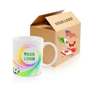 Wholesale 11oz Porcelain White Blank Sublimation Mug Personalized Event Advertising <b>Gift</b> and Promotion Ceramic Coffee Cup - Product Image 1