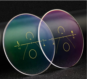 Hmc 1.56 <strong>Lens</strong> Cut Progressive Optical <strong>Lens</strong> High Quality UV420 1.56 Blue Resin 40 Grade a Sunglasses with Clear <strong>Lens</strong> UV 420 2C - Product Image 1