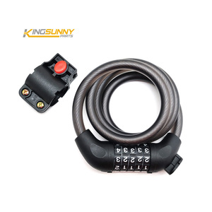 Accessoires de vélo, serrure à code pour <span class=keywords><strong>trottinette</strong></span> électrique <span class=keywords><strong>Xiaomi</strong></span> M365/Pro, pièces de rechange, sécurité universelle, <span class=keywords><strong>antivol</strong></span>, longueur 1.2m - Product Image 4