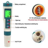 Stylo de détection de la qualité de l'eau 7 en 1 ph-mètre TDS Temp EC salinité SG ORP détecteur stylo de mesure de l'eau