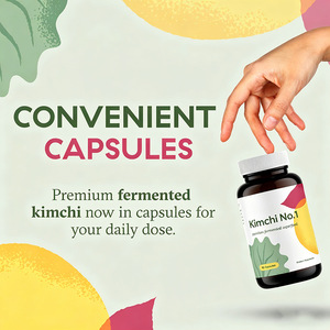 Capsule di Kimchi Fermentato OEM con Probiotici e Batteri Lattici per la Salute Intestinale e il Supporto Immunitario - Product Image 2