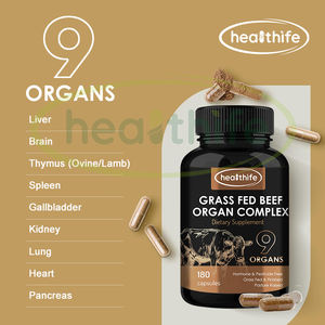 건강 쇠고기 간 심장 신장 뇌 흉선 폐 비장 쓸개 9 복합 캡슐 잔디 먹이 쇠고기 장기 보충 - Product Image 5