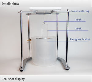 เครื่องชั่งน้ำหนักแบบดิจิตอลอิเล็กทรอนิกส์ความแม่นยำสูง 0.01 กรัม สำหรับวัดความถ่วงจำเพาะและความหนาแน่น - Product Image 6