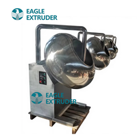 Machine à revêtement en cuivre pour noix, cacahuètes et amandes Jinan Eagle, avec moteur, production automatique pour la fabrication de bonbons aux noix Jinan Eagle