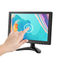 Monitor de Pantalla Táctil de 10 Pulgadas, Pantalla IPS, Compatible con Linux, Resolución 1920x1200, Monitor IPS Resistente