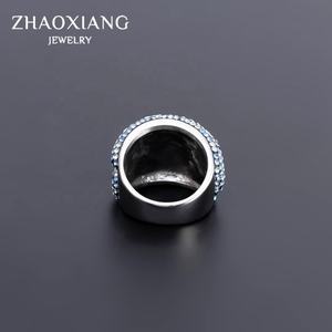 Anillos de Compromiso y Boda para Mujer, Joyería de Acero Inoxidable Brillante con Incrustaciones de Circonita Cúbica - Product Image 3