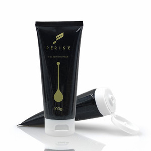 Dispensador de pasta de dientes de plástico negro, personalizado, crema de manos para el cuerpo, lavado de cara, embalaje cosmético suave, tubo exprimidor con tapa abatible, bañera - Product Image 5