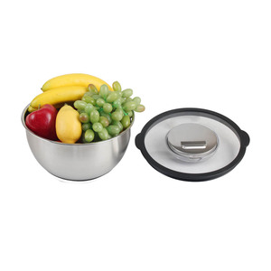 <span class=keywords><strong>5qt</strong></span> thép không gỉ trộn bát với 3 vắt tập tin đính kèm cho chuẩn bị thực phẩm, nướng, salad, và lưu trữ - Product Image 4