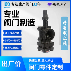 Vanne à boisseau en fonte ductile Liyongda pour l'exportation, modèle spécial J2BS, pour unités de compresseurs de chambre froide et équipements de réfrigération - Product Image 4