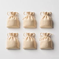 Petit sac cadeau personnalisé en toile de jute avec cordon de serrage Sacs à poussière en toile de jute durables Sacs cadeaux pour pochette de sac à bijoux cosmétiques