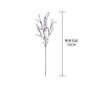 Flor Artificial de Lavanda CallaFloral, Tallo Único, Color Morado, Plástico, Decoración de Interiores, Manualidades para Bodas - Product Image 4